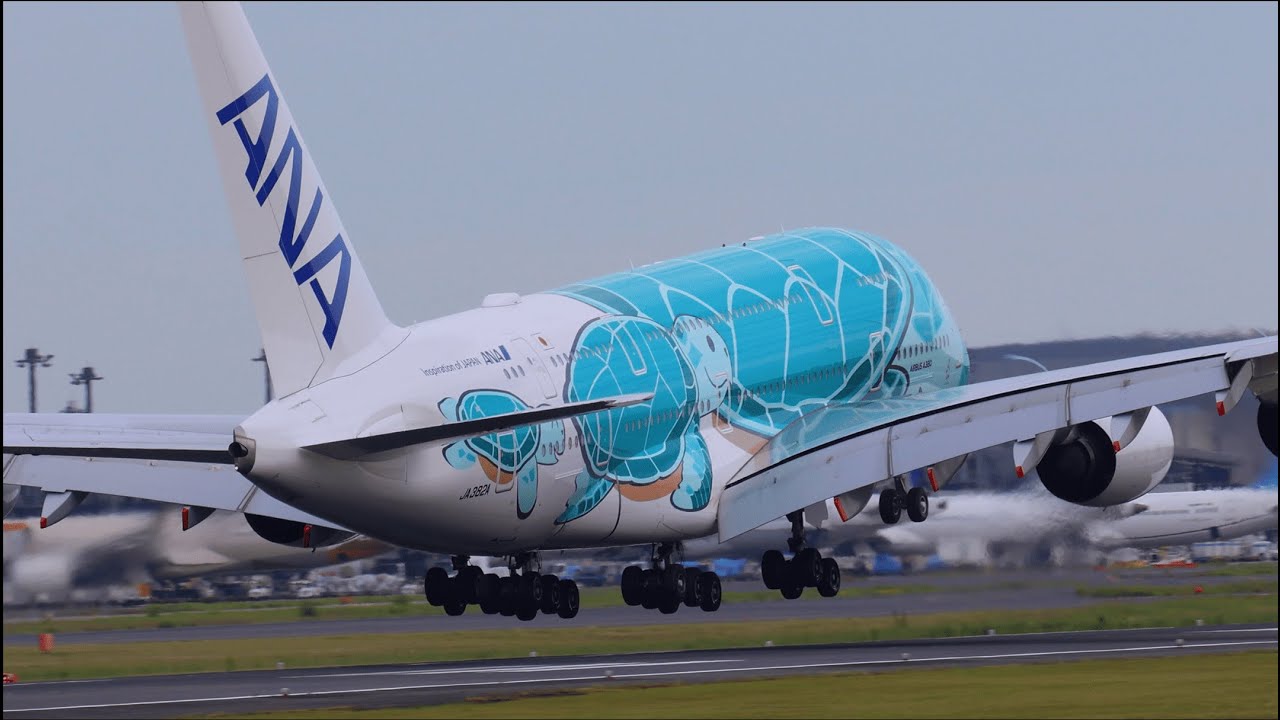 【4K】【A380】【Boeing747】Five minutes in Narita Airport