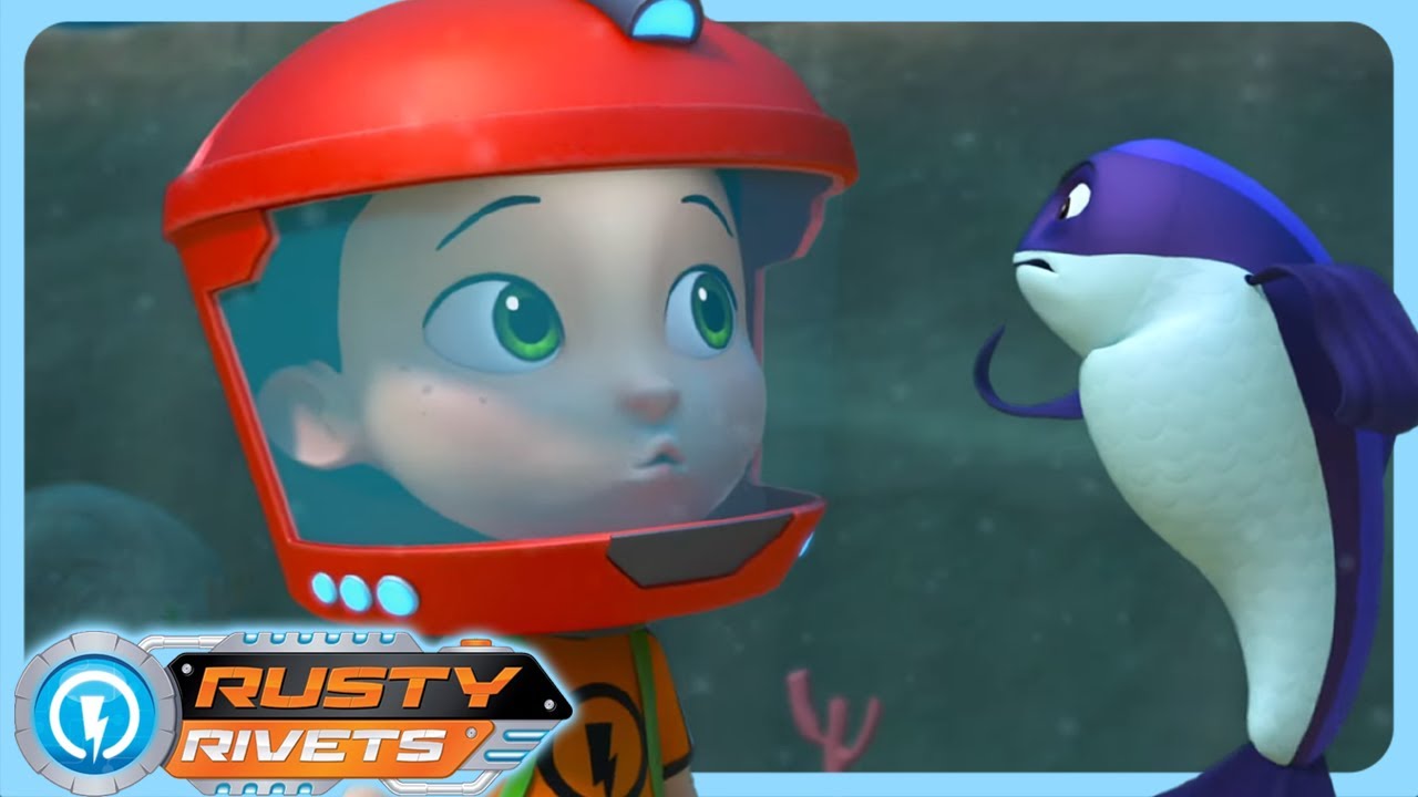 Rusty Dives In | Rusty Rivets | Cartoons for Kids