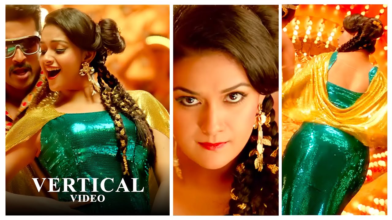 Keerthy Suresh | Peela Peela | Vertical Video | Thaana Serndha Koottam | Info |Green |ActressVersion