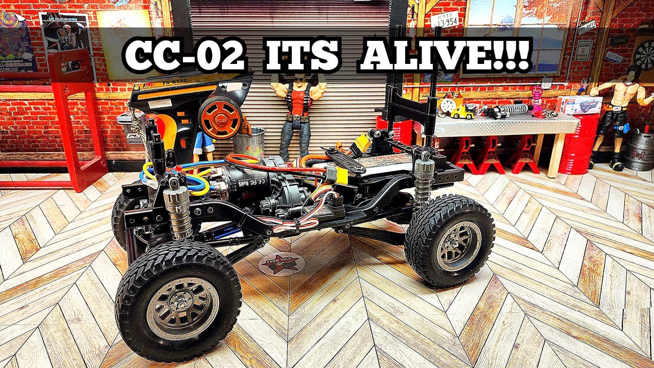 Tamiya CC-02 Toyota Land Cruiser 40 Build PT-5 its Alive !!!