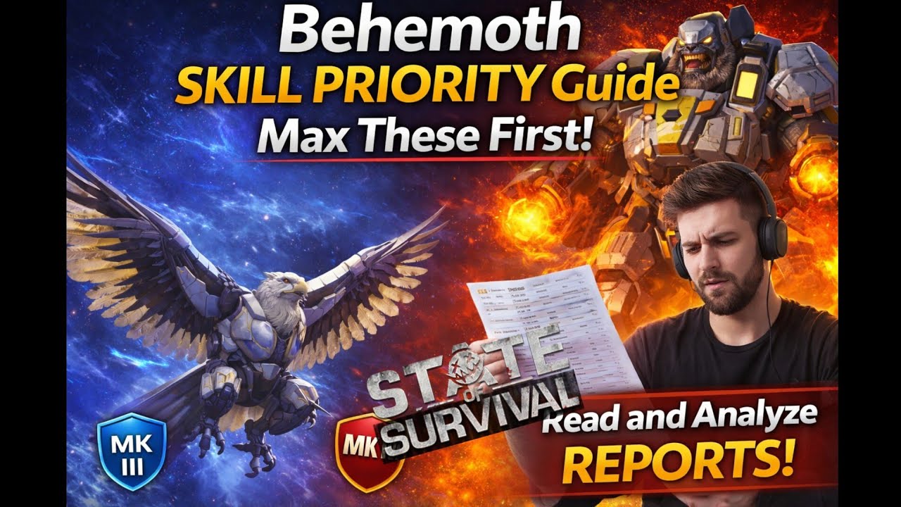 Behemoth Skill Priority Guide | MK IV vs MK III Explained with SvS Report | State of Survival