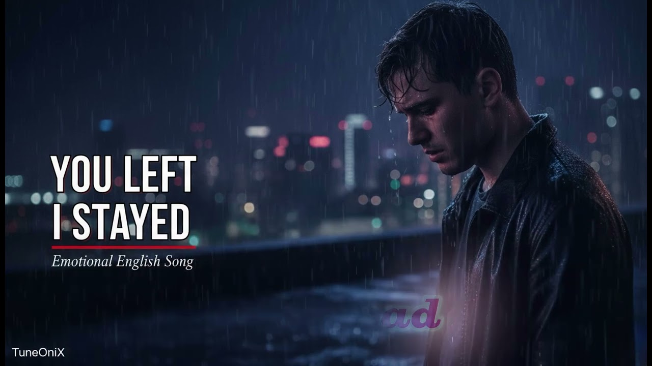 You Left, I Stayed | Heart Touching English Sad Song | TuneOniX