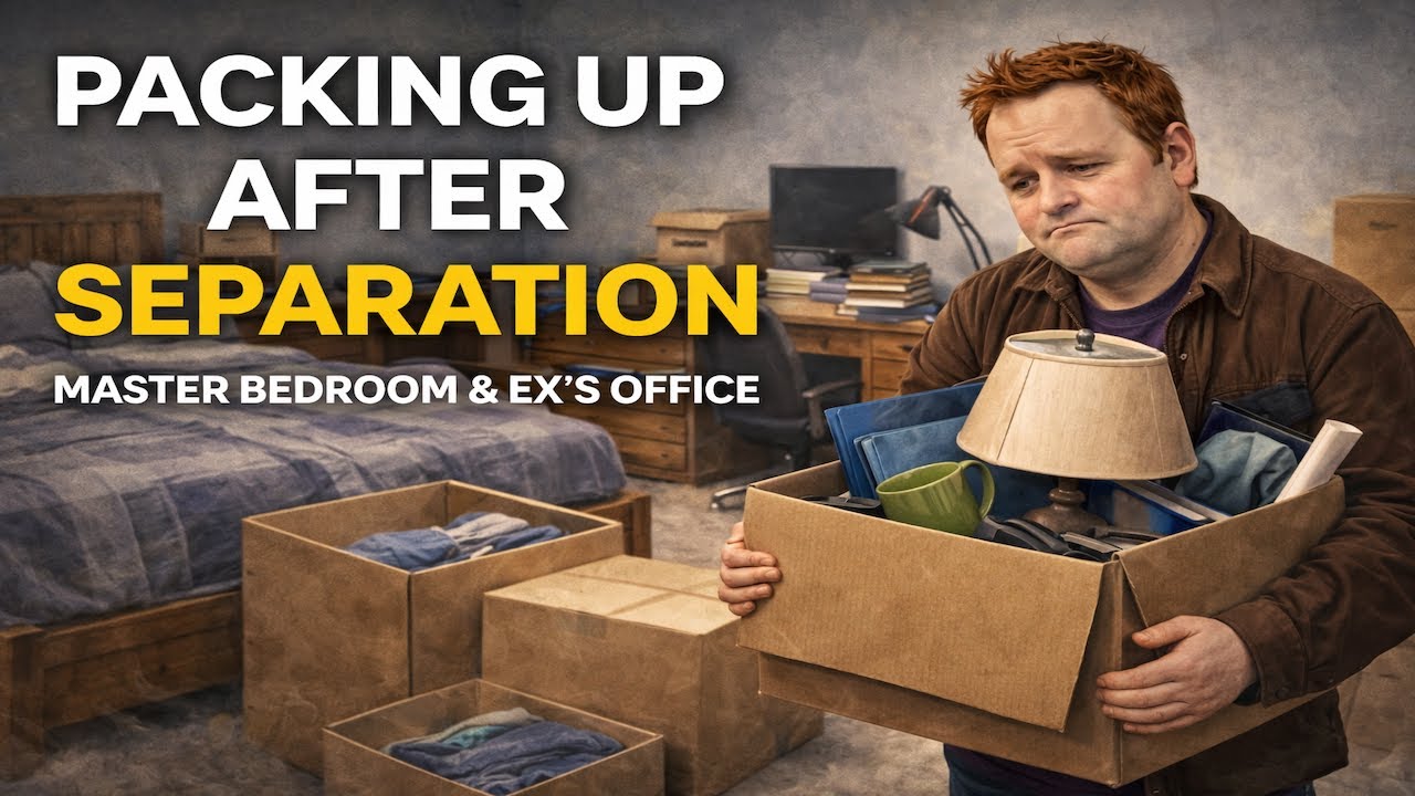Preparing For The Move - The Master Bedroom & My Ex's Old Office