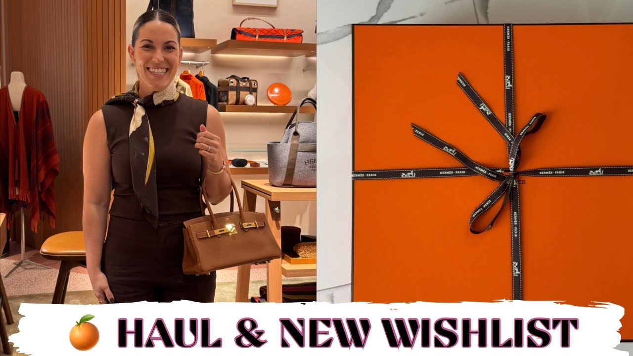 БОЛТНЯЯ 😅 НАБОР ИЗ 5 ПРЕДМЕТОВ HERMES И КРАСОТА DIOR! 🛍️ Добавляю новую 🍊 сумочку в список желаний!