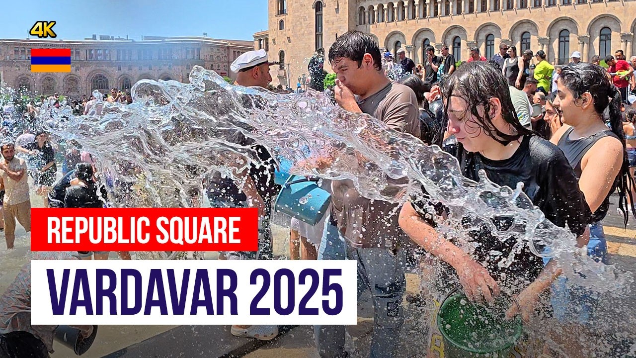 Experience Vardavar 2025 in Yerevan | The biggest water festival!
