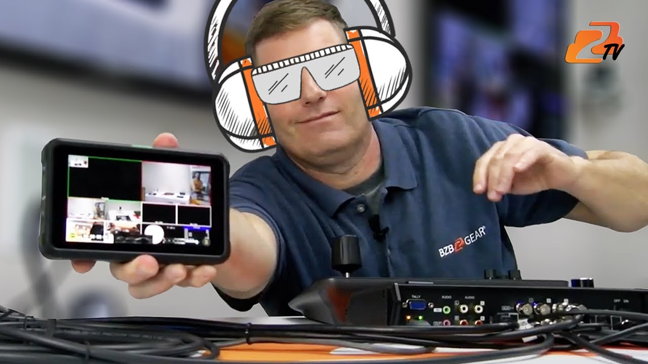 Best of Both Worlds | Control Various SDI and HDMI Inputs with a Compact Audio Video Mixer Switcher