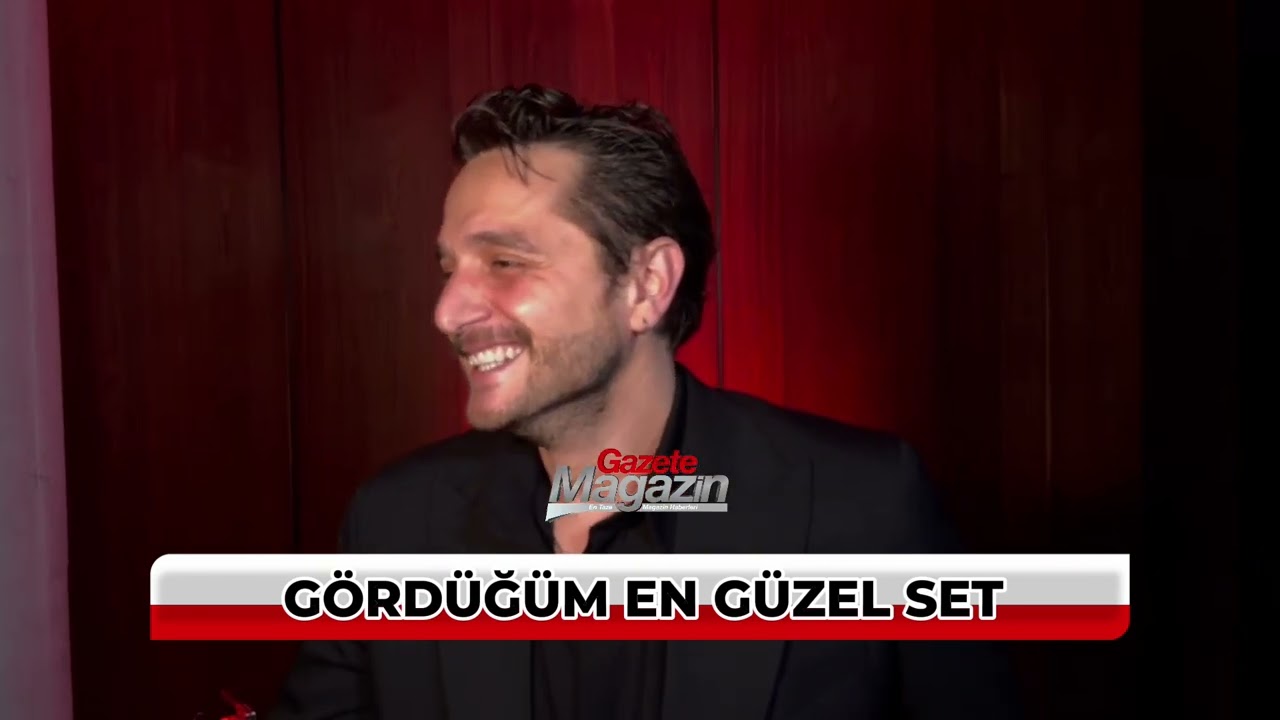 Sercan Badur, Katıldığı Davette Muhabirlerin Sorularını Yanıtladı..&rdquo; G&ouml;rd&uuml;ğ&uuml;m En G&uuml;zel Set Ekibi&rdquo;