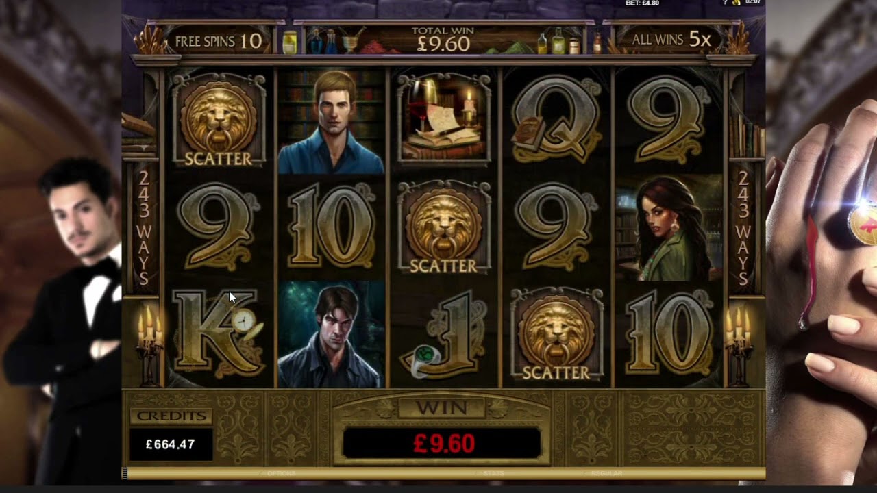 Immortal Romance MEGA WIN - Amber bonus