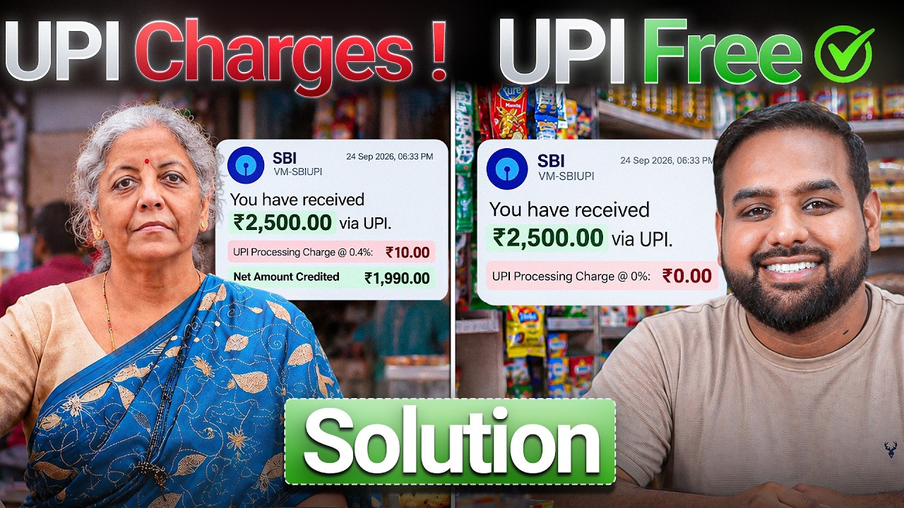 UPI MDR Charges 2026 | Who Will Pay 0.40% ? | Merchant Solution Explained