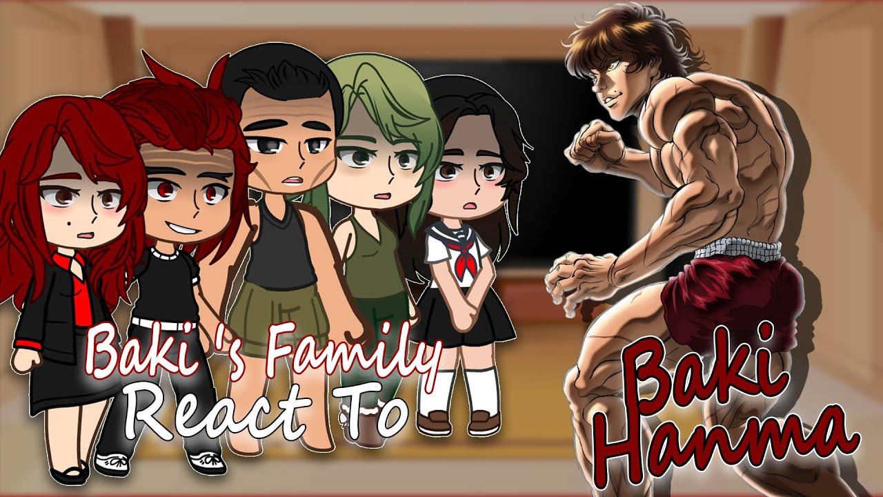 Baki 's family react to Baki Hanma | Gacha React | Full Video