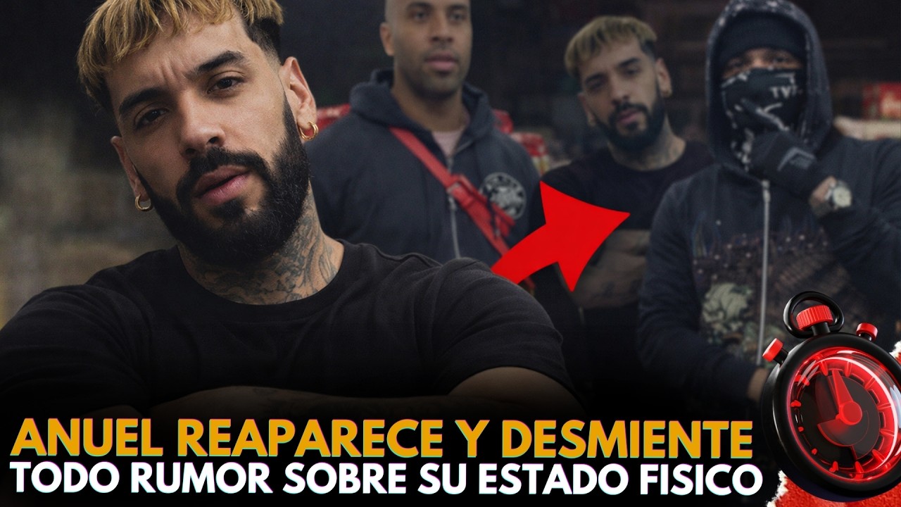 ANUEL AA REAPARECE EN REDES SOCIALES Y DESMIENTE TODO RUMOR SOBRE SU ESTADO FISICO