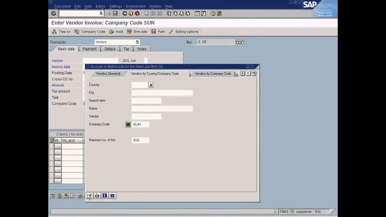SAP Foreign Currency Invoice Posting