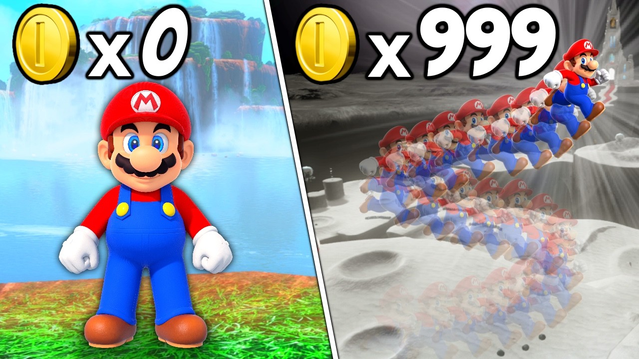 Mario Odyssey aber JEDE MÜNZE macht Mario SCHNELLER!