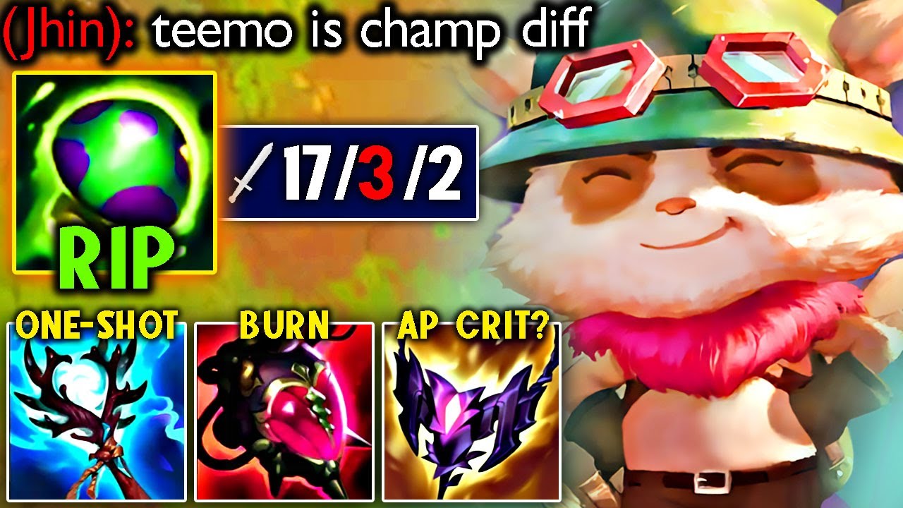 TEEMO IS A CHAMP DIFF IN SEASON 14..