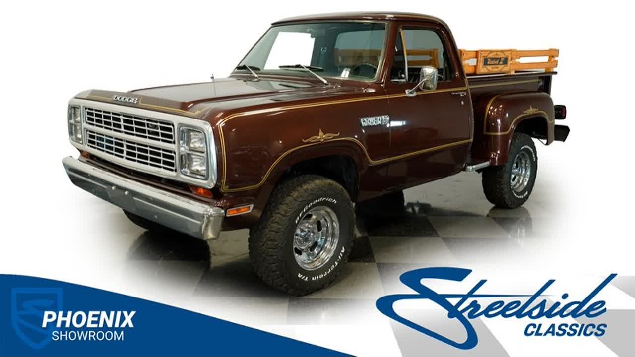 1979 Dodge W150 Warlock II 4631-PHX for sale | Charlotte, Atlanta, Dallas, Tampa, Phoenix, Nash...