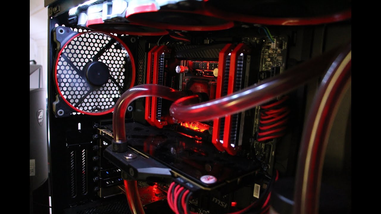 Fractal Define R6 watercooled build