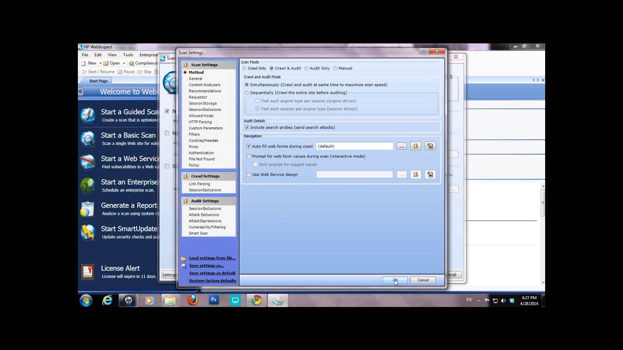 Tutorial WebInspect HD