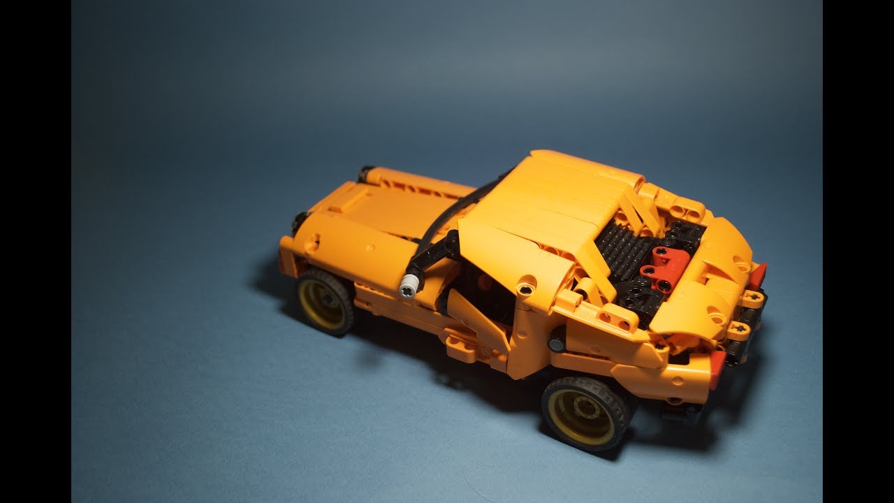 Pull-back LEGO Porsche / Инерционный 911 Порше в кузове 67 года