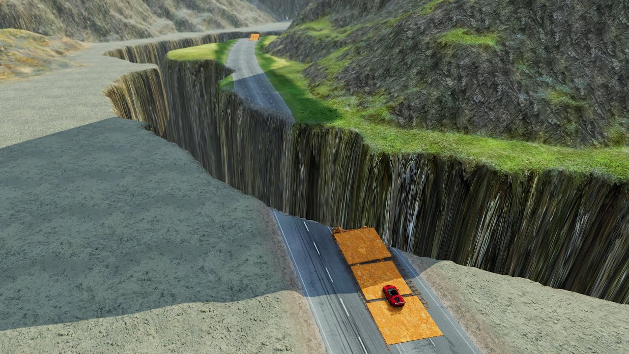 Mobil vs crack - BeamNG Drive