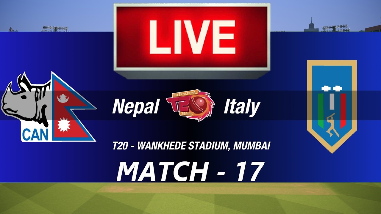 🛑LIVE- NEPAL vs ITALY🛑T20 WORLD CUP 2026🛑NEP vs ITA🛑CRICKET 26 GAMEPLAY🛑LIVE MATCH STREAMING🏏
