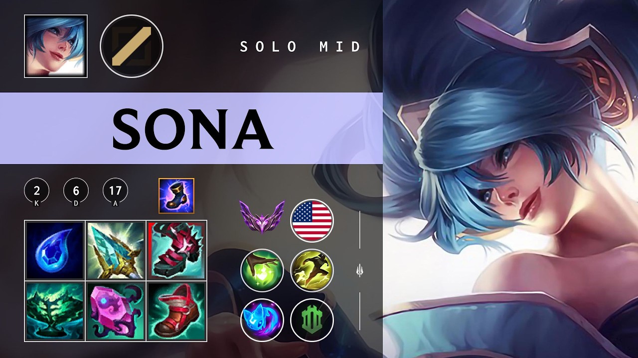 Sona Mid vs Kassadin - NA Master Patch 26.05