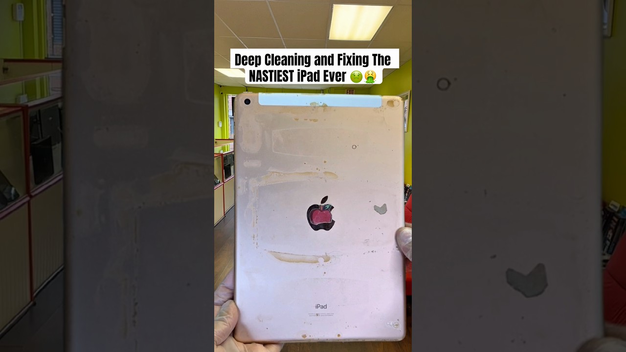 Fixing The NASTIEST iPad I&rsquo;ve Ever Seen 🤢🤮 #shorts