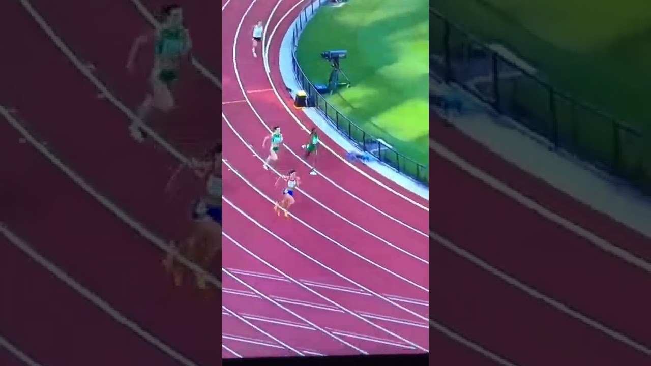 Women&rsquo;s 200m heat 6 Favor ofili and Jenna Prandini