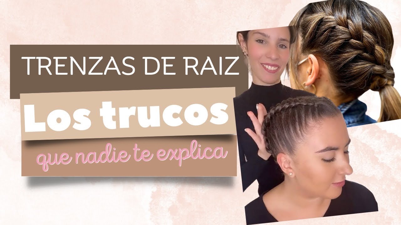 C&oacute;mo hacer una TRENZA de RA&Iacute;Z INVERTIDA f&aacute;cil y r&aacute;pida✅