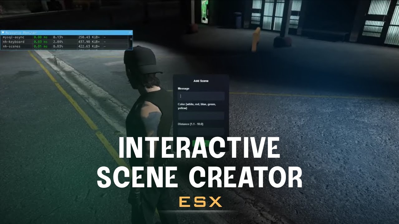 ESX Interactive Scene Creator | Premium FiveM Script for PD & Crime Roleplay