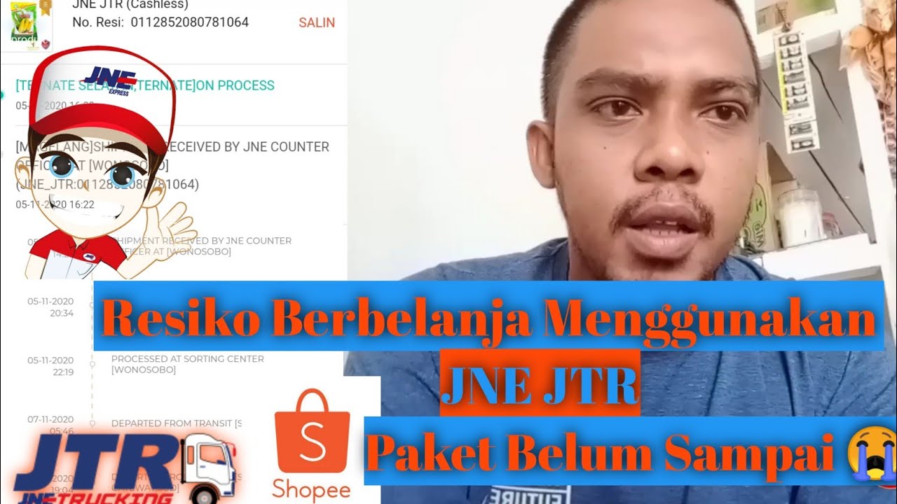 Resiko menggunakan JNE JTR | Paket Belum Sampai Sampai 😭