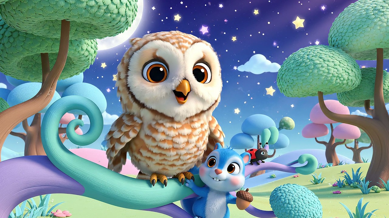 Six Little Toy Fireflies Glow Glow Glow | Nighttime Lullaby & Kids Nature Songs