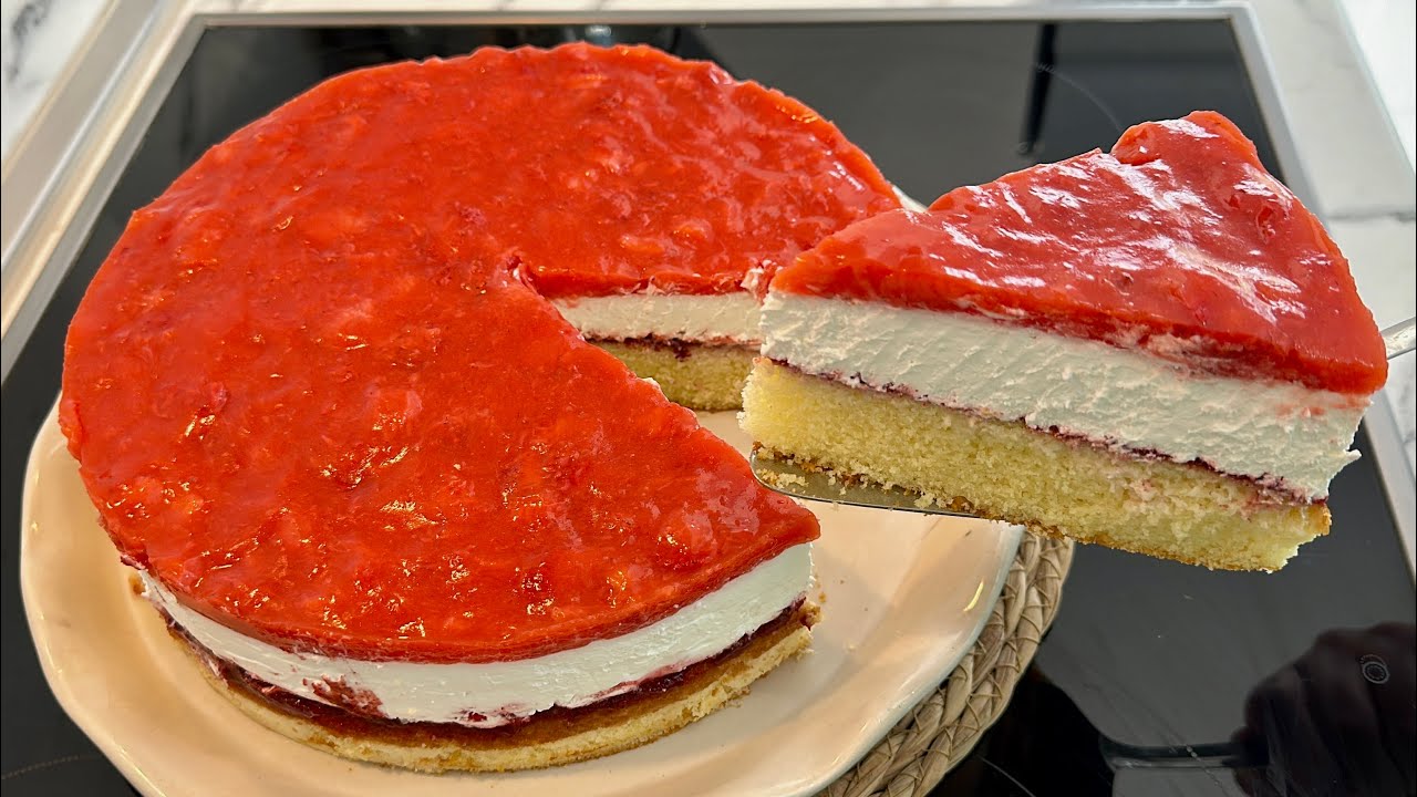 Torta që Shkrihet në Gojë 🍓 Ideale për Ditëlindje 🥰