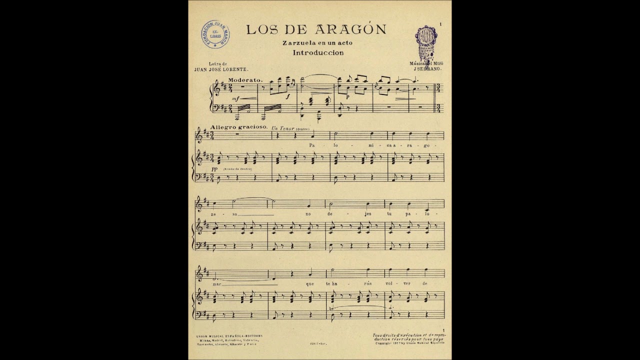 Alfredo Kraus - «Esta historia de amargura» (“Los de Aragón”, 1974)