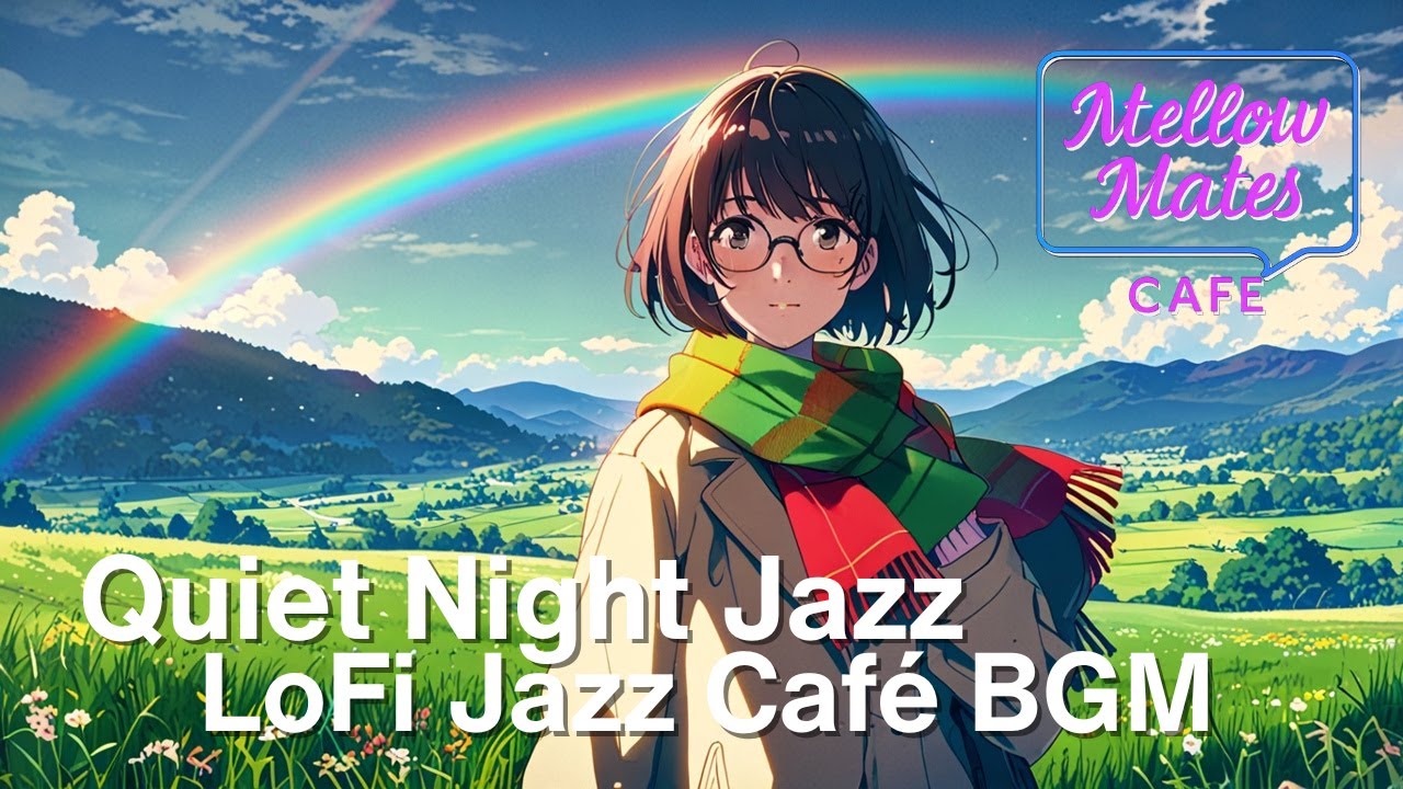 LoFi Jazz Instrumental / Rainbow Breathing ∞ Calm Cafe Flow — Mellow Mates Cafe #026