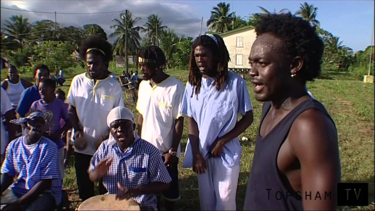 The Garifuna people in Belize.