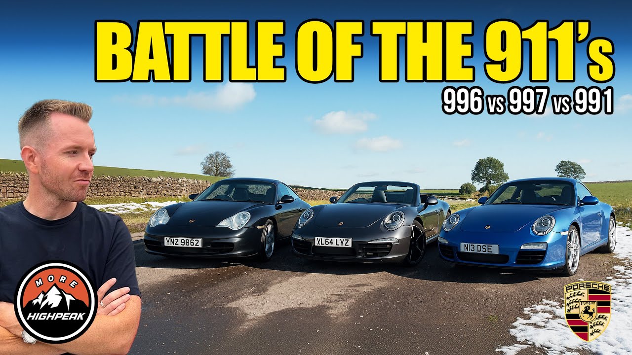Какой Porsche 911 выбрать? | 996 vs 997 vs 991