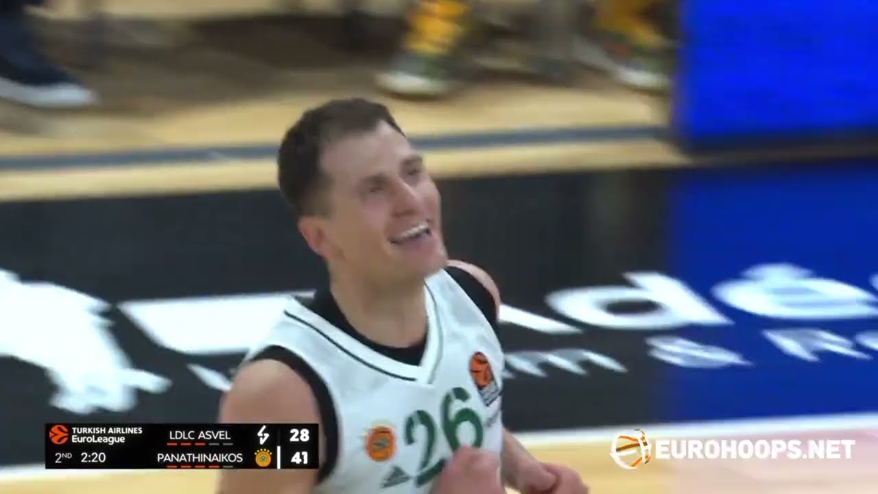 LDLC ASVEL Villeurbanne - Panathinaikos OPAP Athens 63-76: Nemanja Nedovic (18 points, 4 asssits)