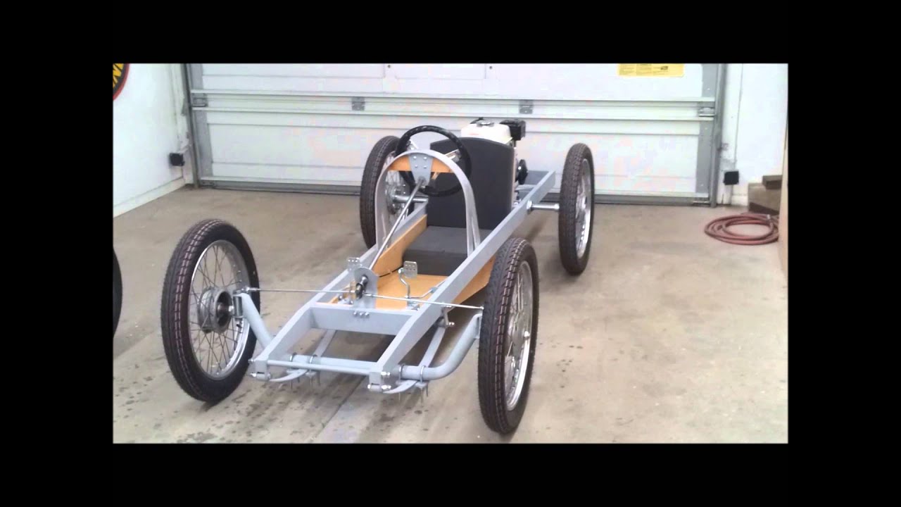 Видео с подробным описанием шасси Cyclekart (Monocar)