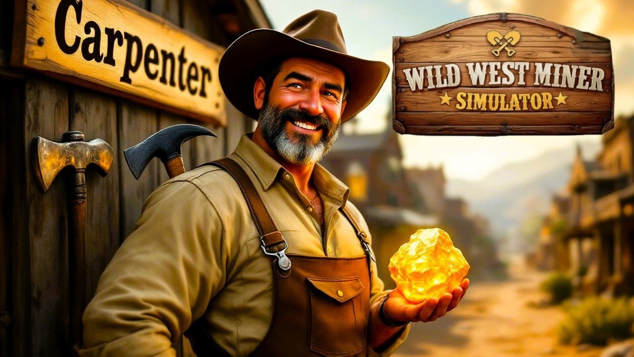 Wild West Miner Simulator - Turning An Empty Old Town Into A Bustling Metropolis First Look