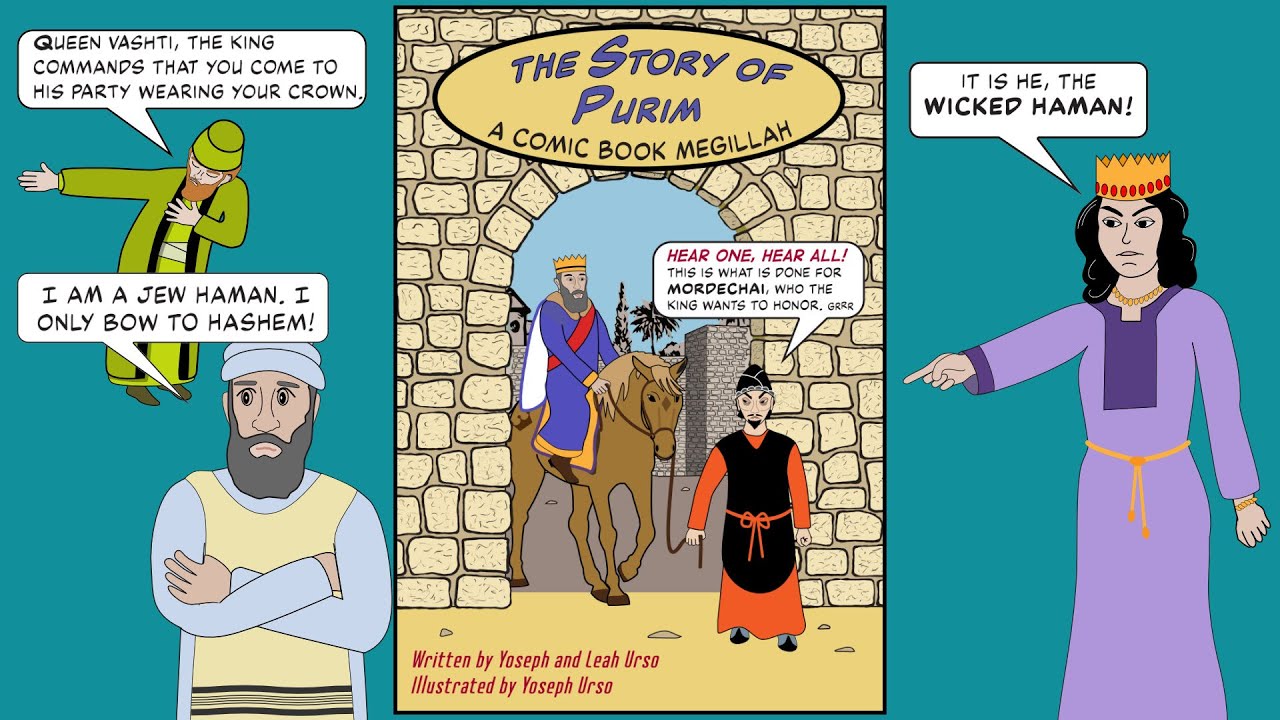 The Story of Purim: A Comic Book Video  / The Whole Megillah!