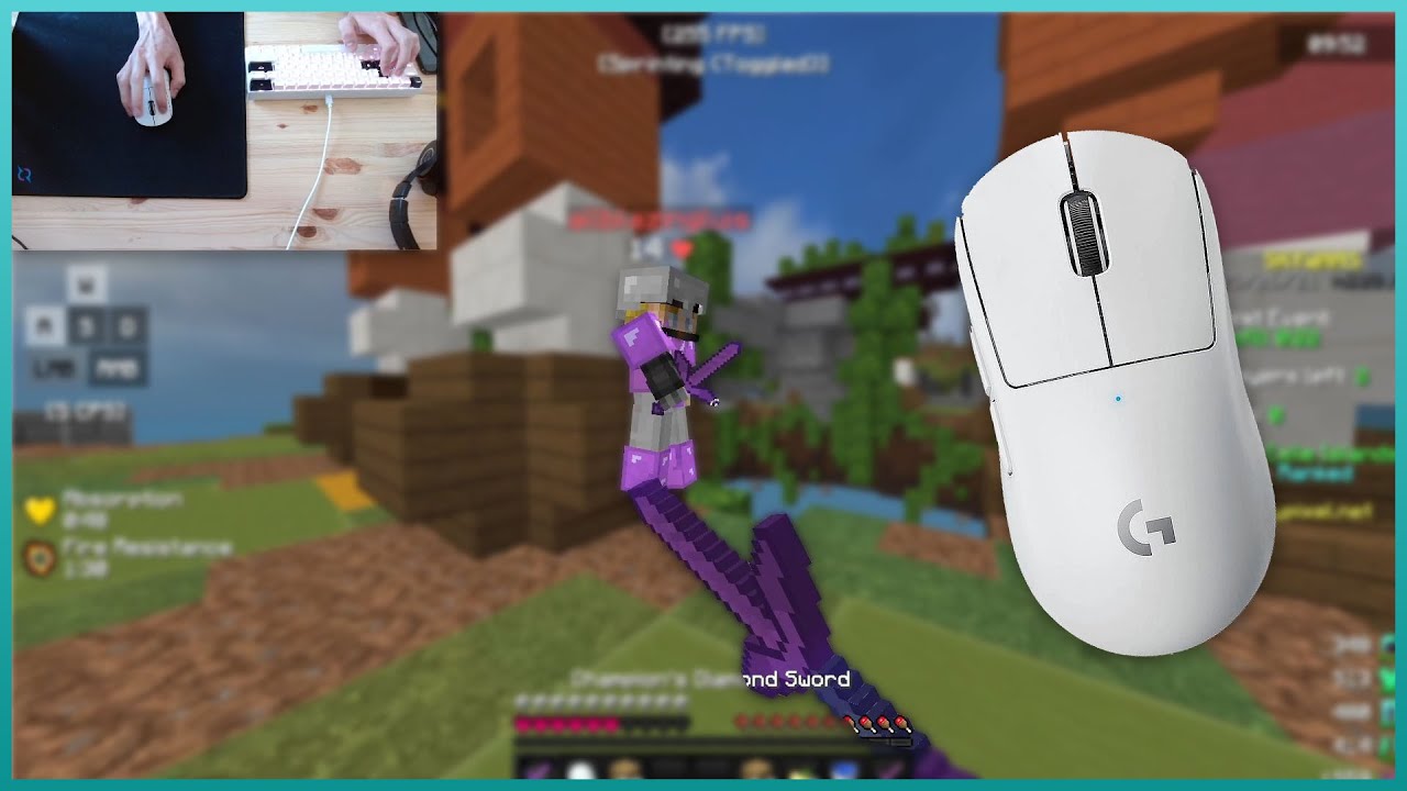 Unboxing + Test pe Hypixel - Logitech G Pro X Superlight