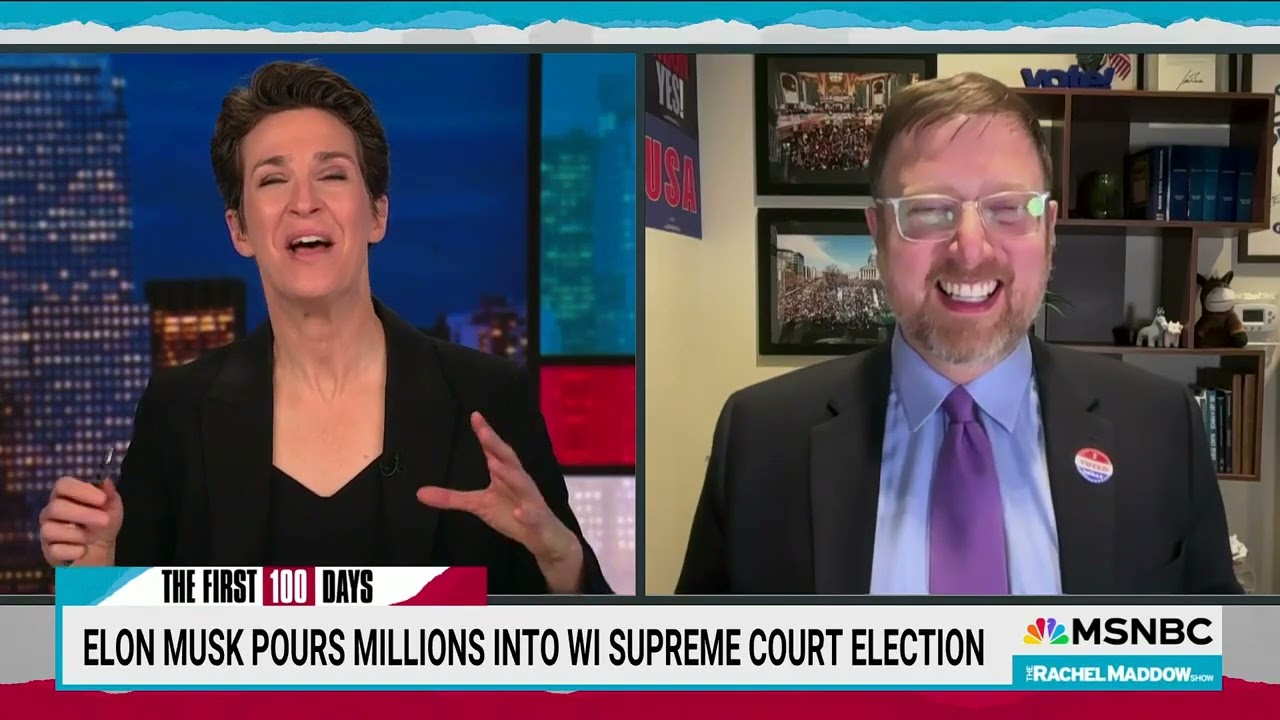 WisDems Chair Ben Wikler on MSNBC's "The Rachel Maddow Show," 3/31/25