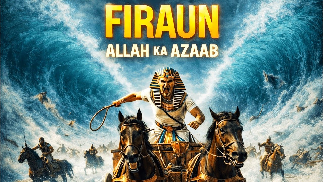 Firaun Ka Anjaam | Jab Allah Ne Samundar Ko Phatne Ka Hukm Diya | MUSA  (A.S) aur FIRON ka waqia