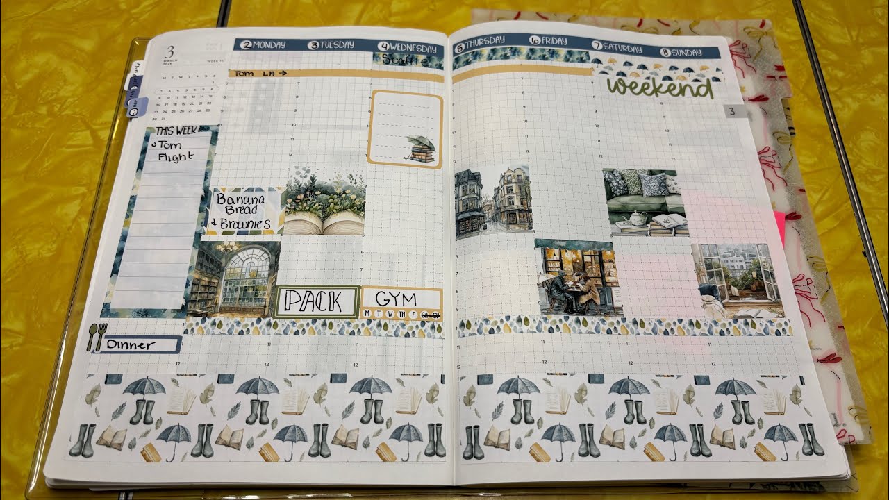 March 2-8 weekly in my Sterling Ink