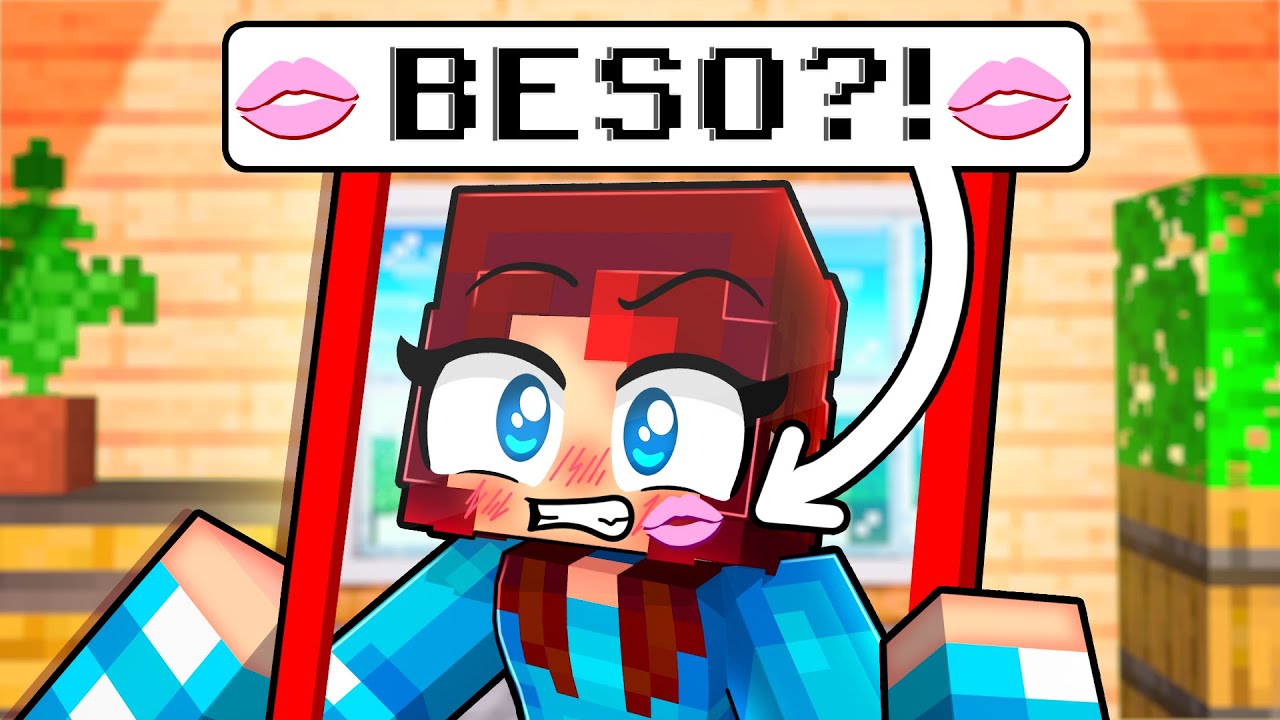 ¡¿ALGUIEN me BESO en MINECRAFT?!💖😱
