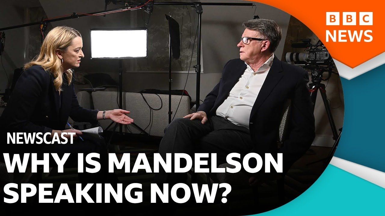 Laura Kuenssberg on her interview with Peter Mandelson | BBC Newscast