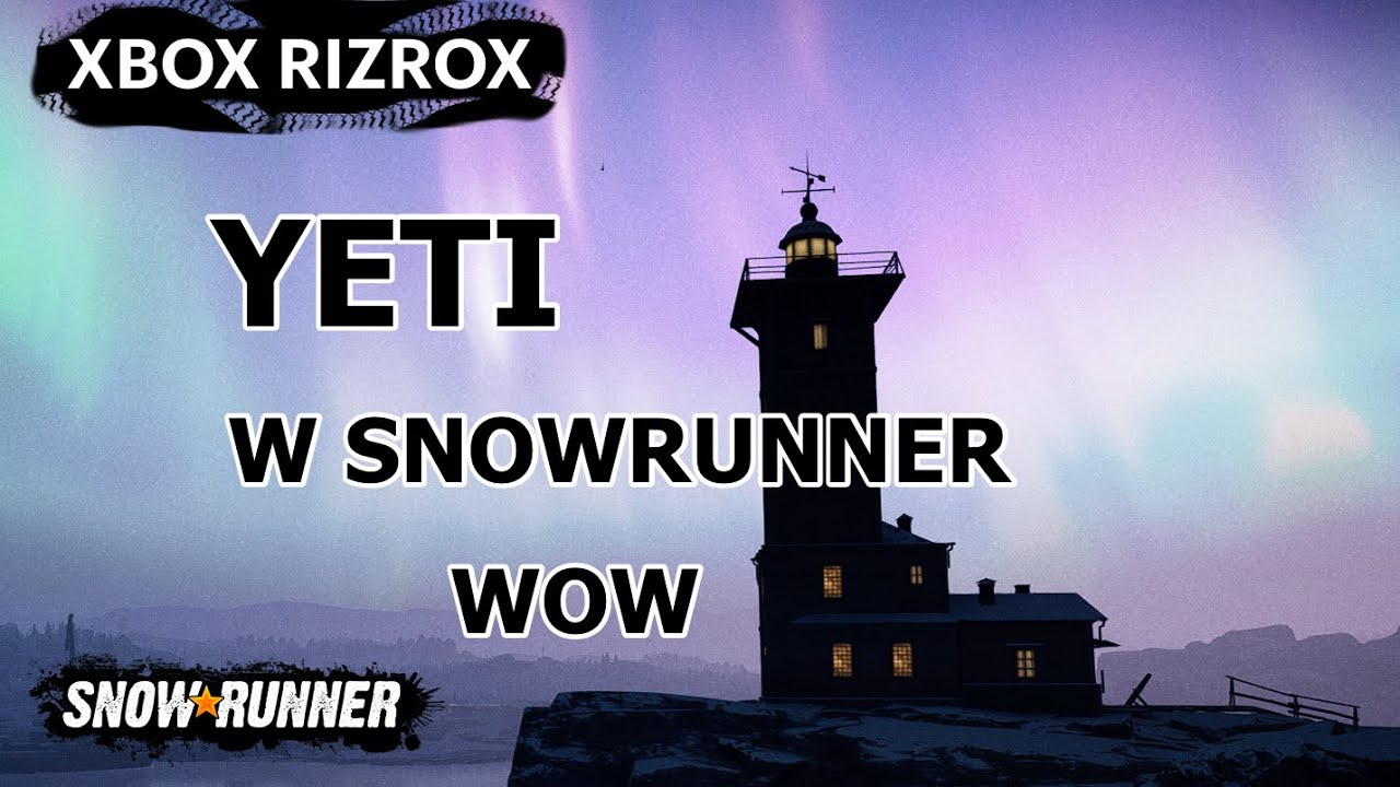 Snowrunner Yeti na mapie Jezioro Kovd (Yeti??? wow ale wypas) 🇵🇱