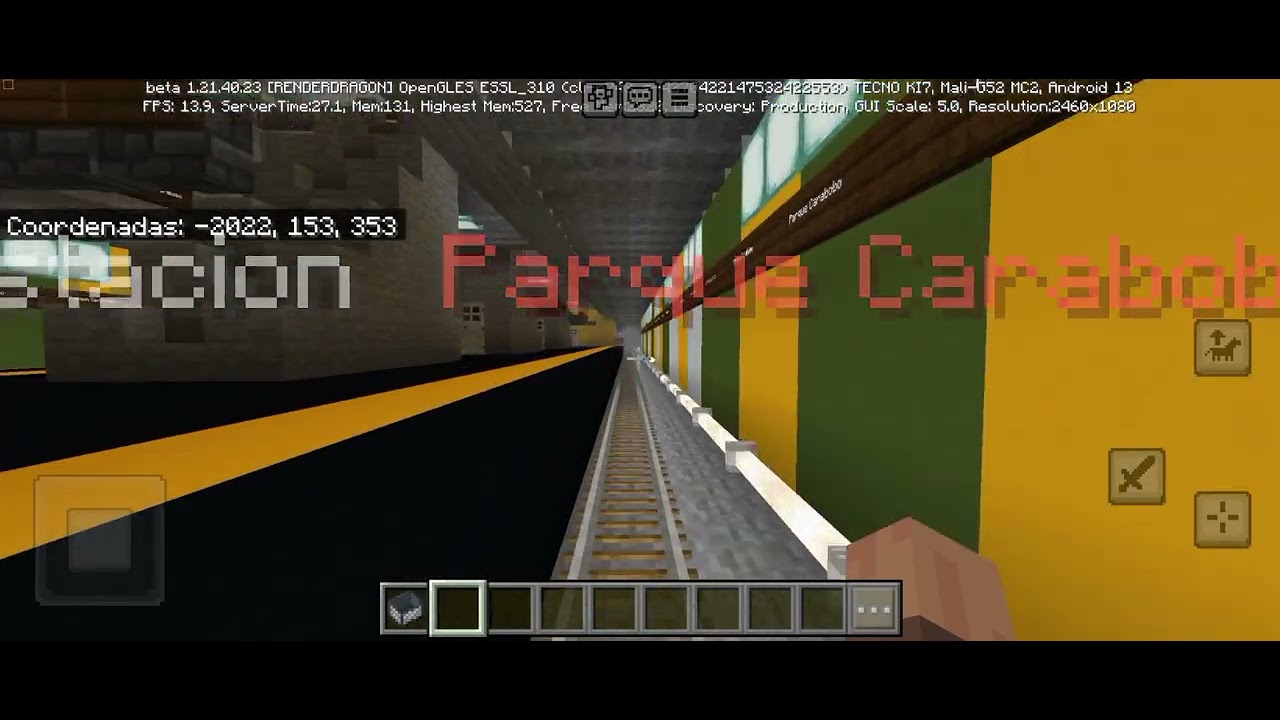 metro de Caracas minecraft propatria palo verde @SneyYT