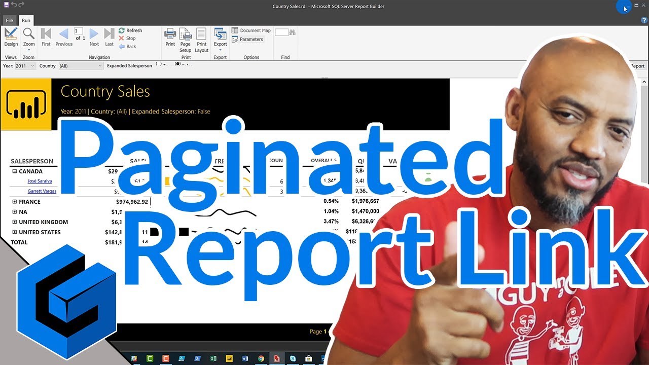 Link from a Power BI Paginated report to a Power BI report