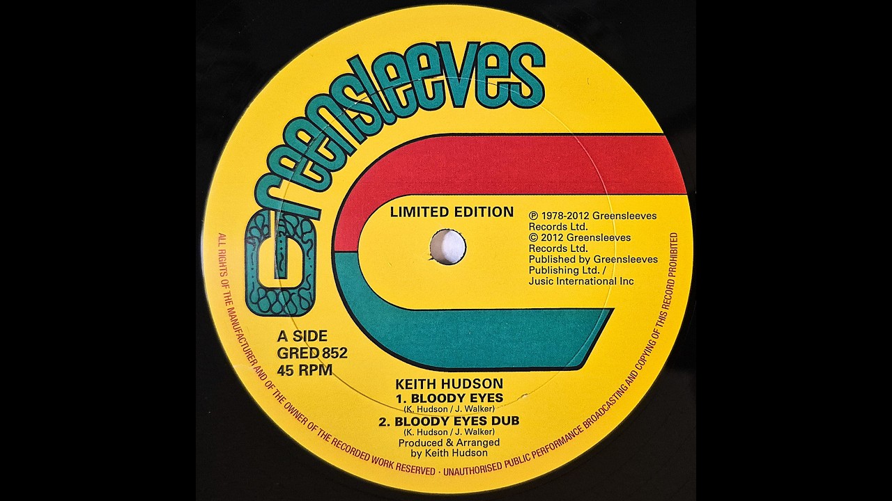 KEITH HUDSON - Bloody Eyes [1978]